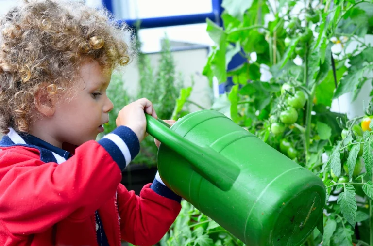 Gärtnern mit Kindern im August