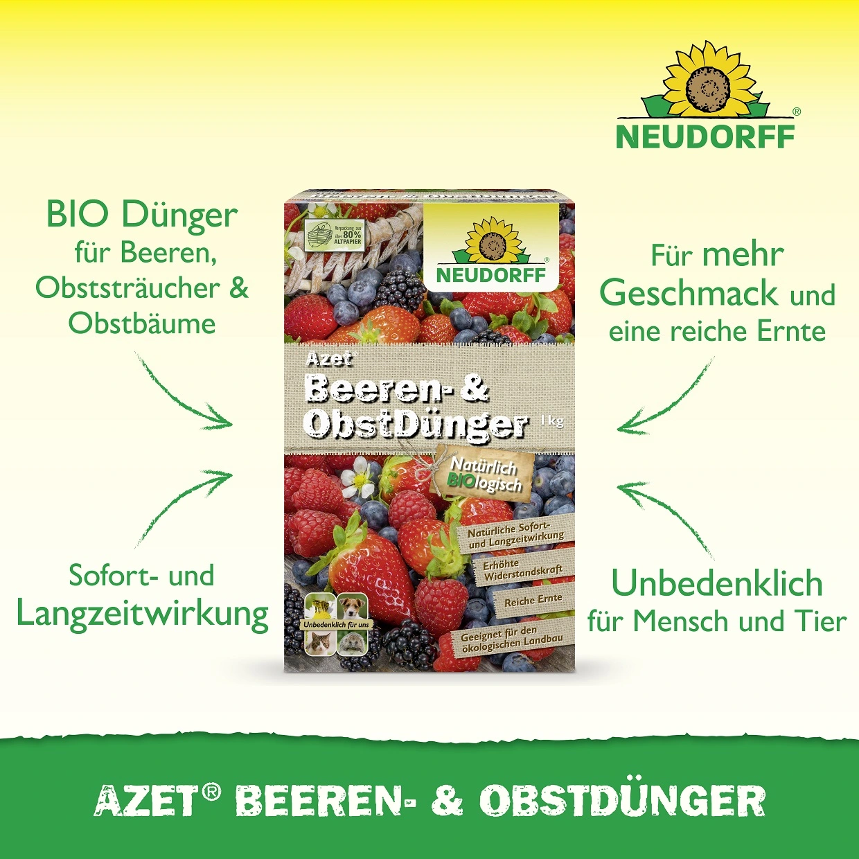 Neudorff Azet Beeren- &amp; ObstDünger - Bild 2