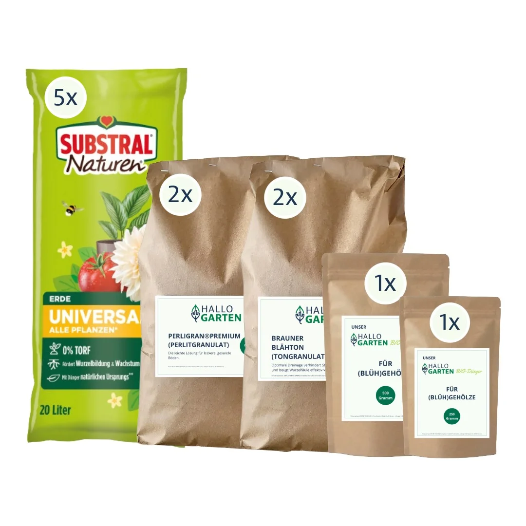 Einpflanz-Paket Ziergehölze 140 L Volumen